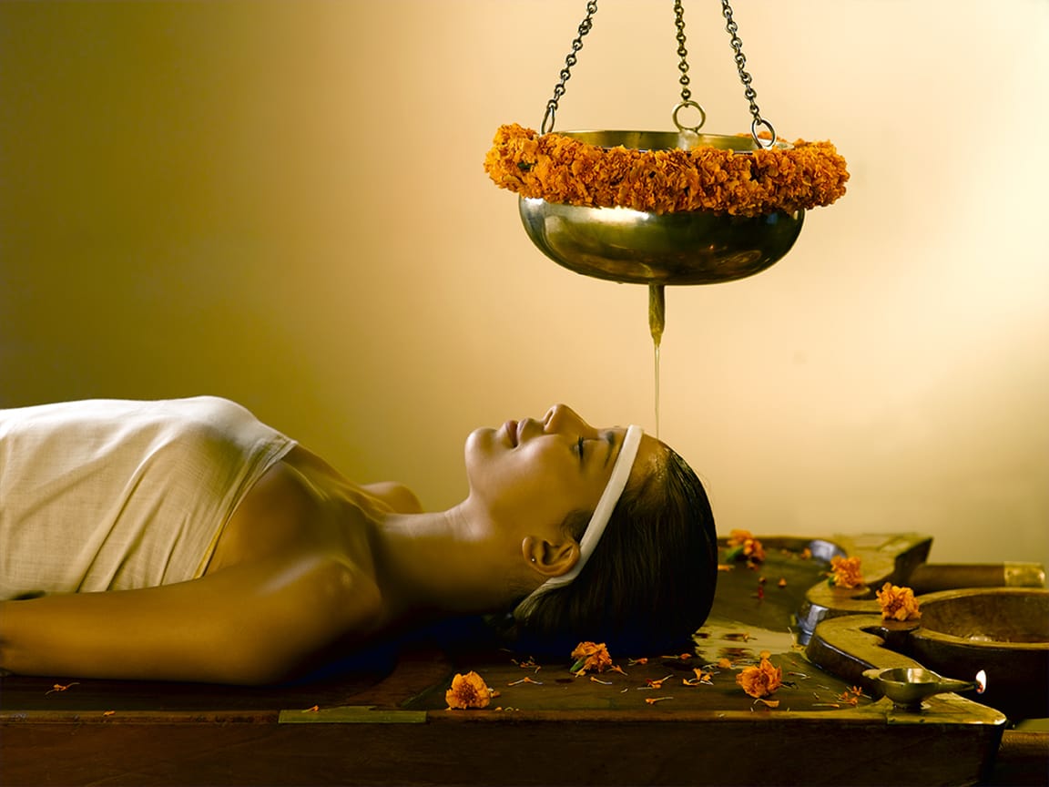 Panchakarma cleanse shirodhara