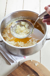 Making ayurvedic ghee