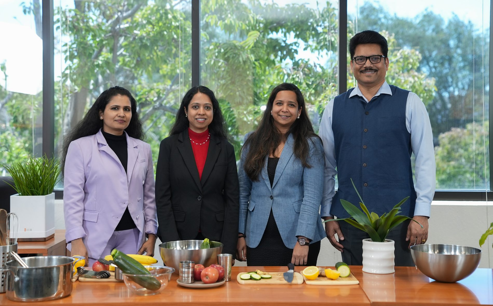 The Kerala Ayurveda Vaidya panel at the Milpitas Wellness Center